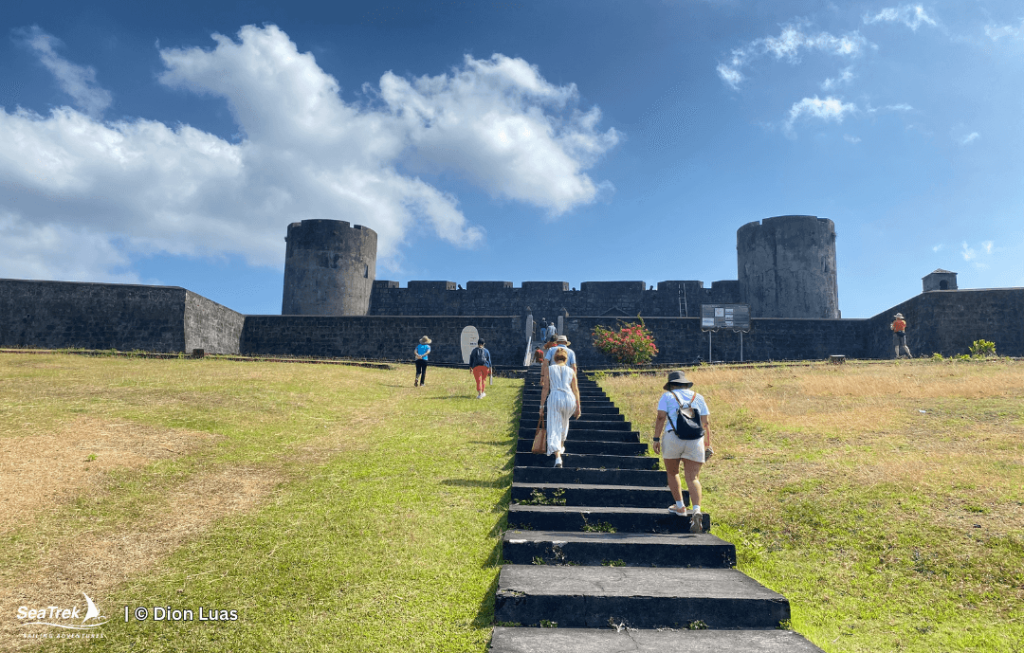 Fort Belgica in Banda is one of the historical sites in Maluku.