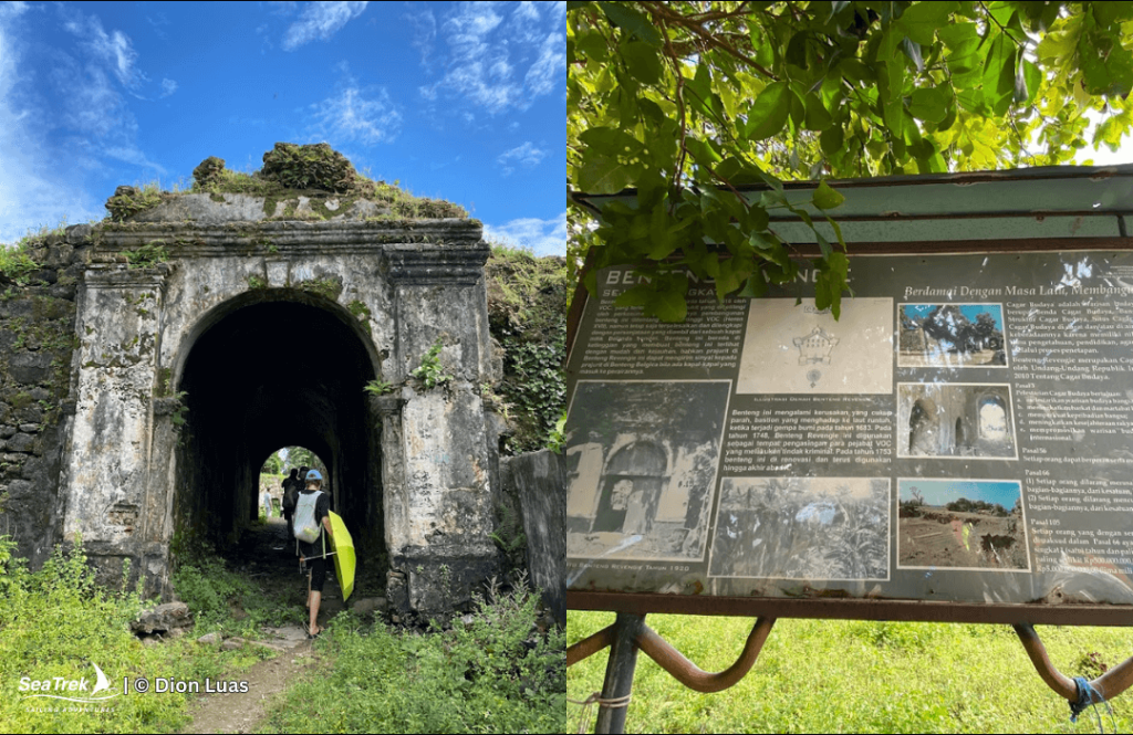 Fort Revengie in Banda Island is one of the historical sites in Maluku.