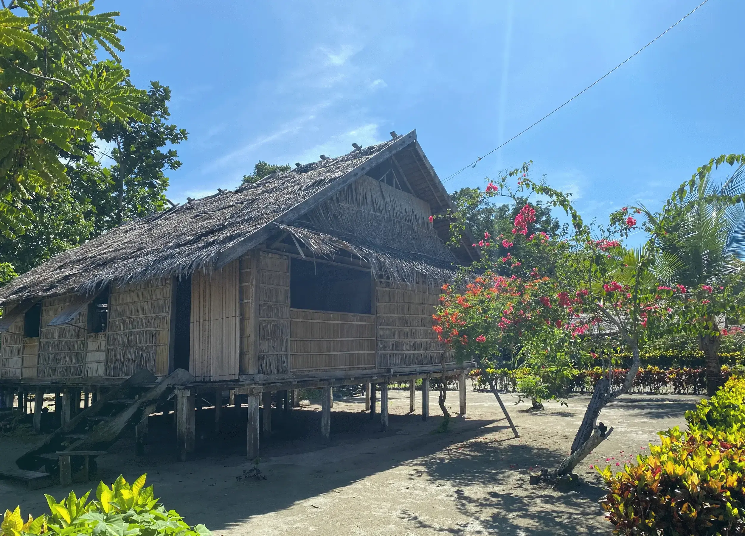 Traditional house in Raja Ampat